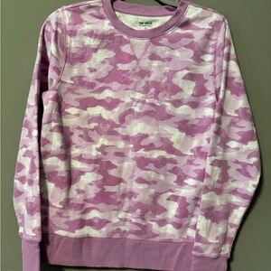 Tek Gear Women's Pink and White Camo Sweatshirt